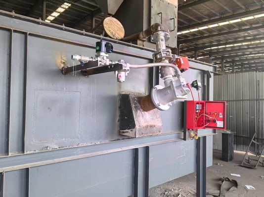 180kw Temperature Control Fluid Bed Furnace Automatically Fluid Bed Boiler